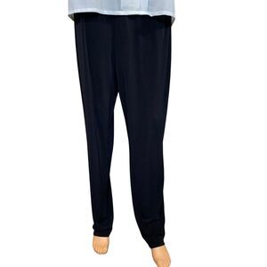 Christopher & Banks Dress Pants Womens Size Medium Loose Fit Black Pants